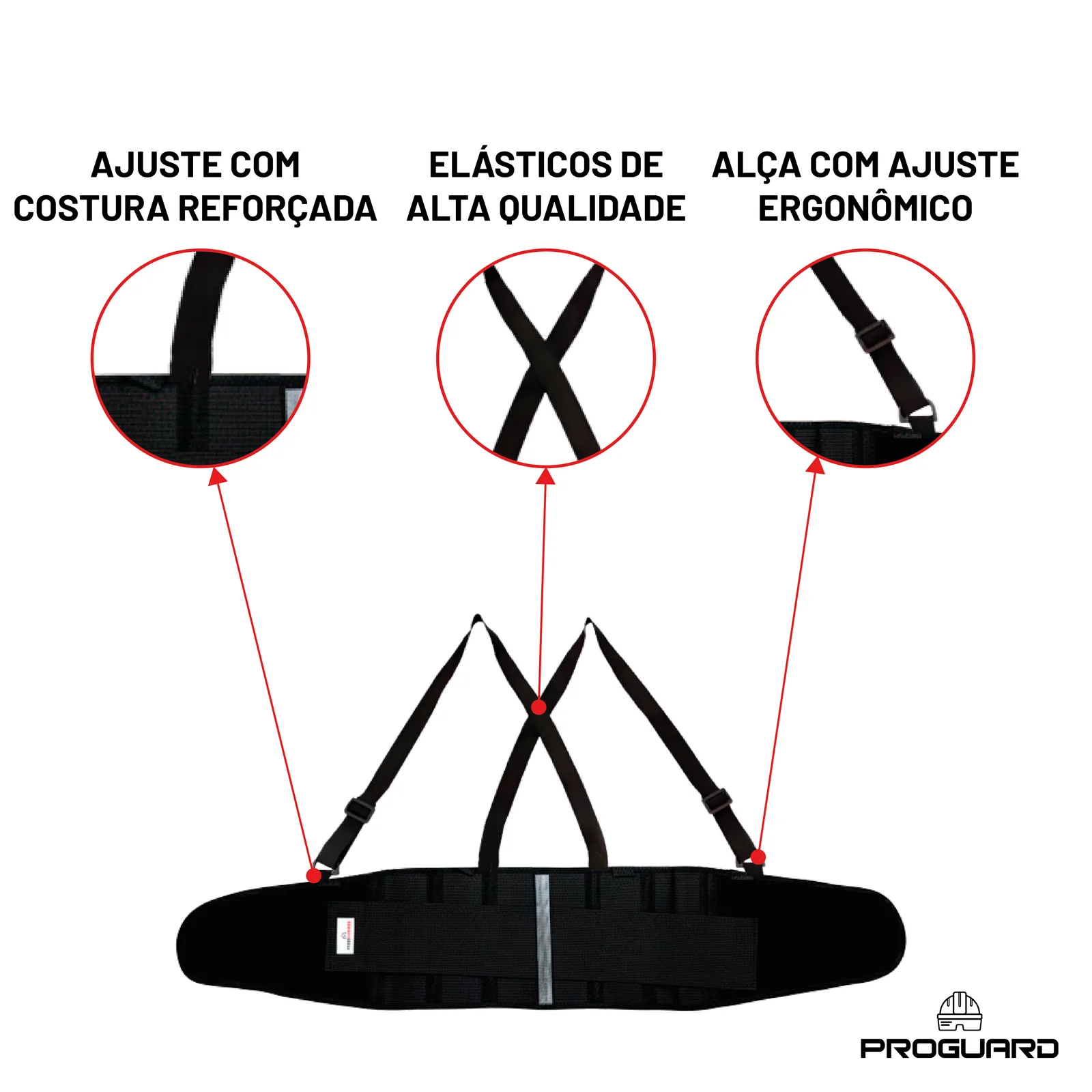 PROGUARD - Faixa Lombar PUMA - Detalhe
